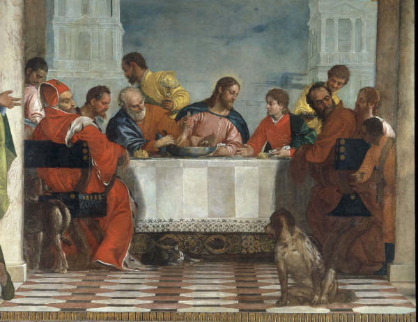 Veronese / Feast in the House of Levi od Veronese, Paolo (eigentl. Paolo Caliari)