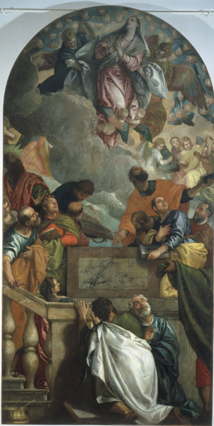 Veronese-Workshop / Ascension of Mary od Veronese, Paolo (eigentl. Paolo Caliari)