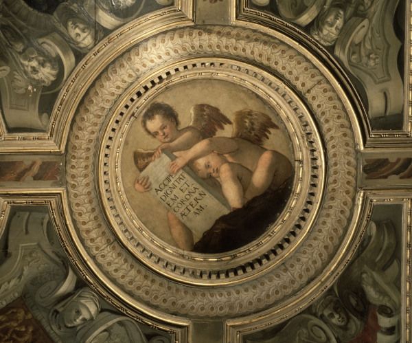 Veronese / Two Putti / 1555 od Veronese, Paolo (eigentl. Paolo Caliari)