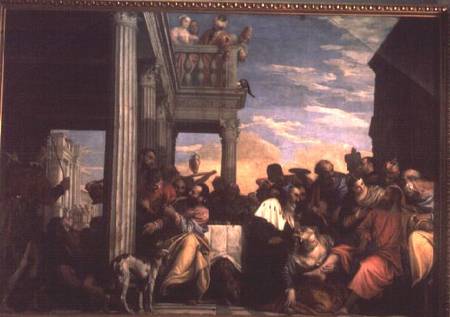 Christ at Dinner in the House of Simon the Pharisee od Veronese, Paolo (eigentl. Paolo Caliari)