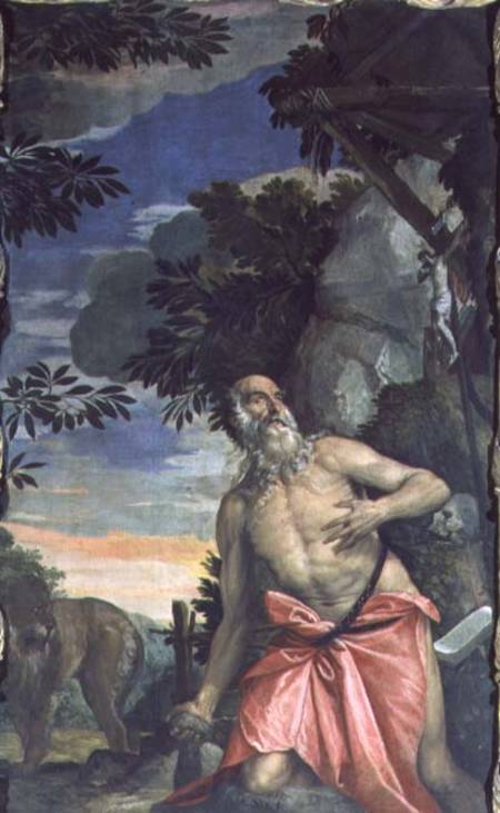St. Jerome in Penitence od Veronese, Paolo (eigentl. Paolo Caliari)