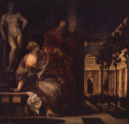 Bathsheba at her Toilet od Veronese, Paolo (eigentl. Paolo Caliari)