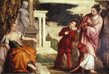 A Young Man Between Virtue and Vice od Veronese, Paolo (eigentl. Paolo Caliari)