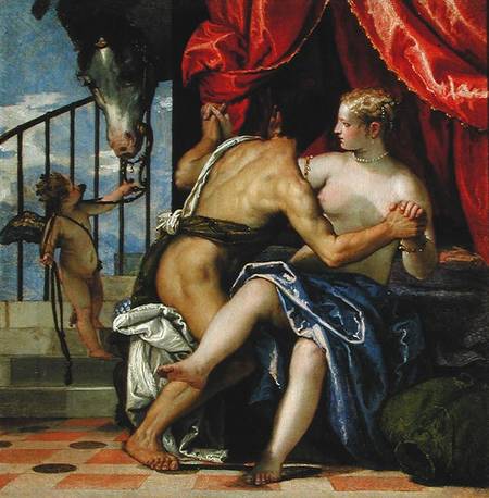 Mars and Venus od Veronese, Paolo (eigentl. Paolo Caliari)