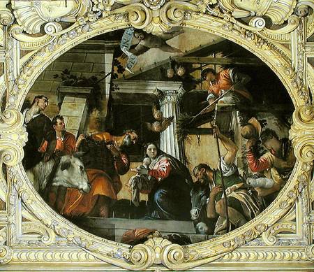 Adoration of the Shepherds od Veronese, Paolo (eigentl. Paolo Caliari)