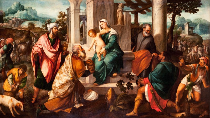 The Adoration of the Magi od Veronese, Paolo (eigentl. Paolo Caliari)