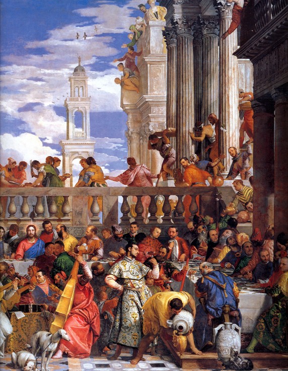 The Wedding at Cana (Detail) od Veronese, Paolo (eigentl. Paolo Caliari)
