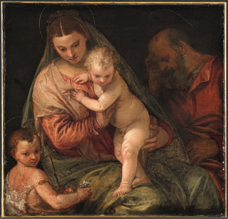 The Holy Family with John the Baptist as a Boy od Veronese, Paolo (eigentl. Paolo Caliari)