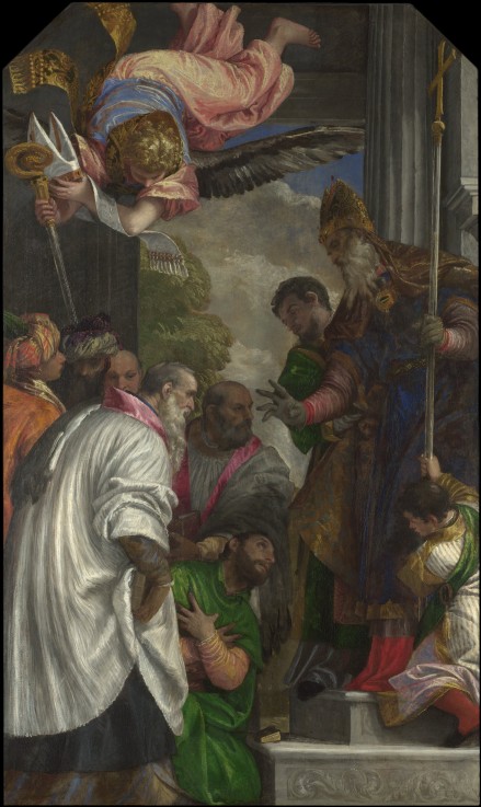 The Consecration of Saint Nicholas od Veronese, Paolo (eigentl. Paolo Caliari)