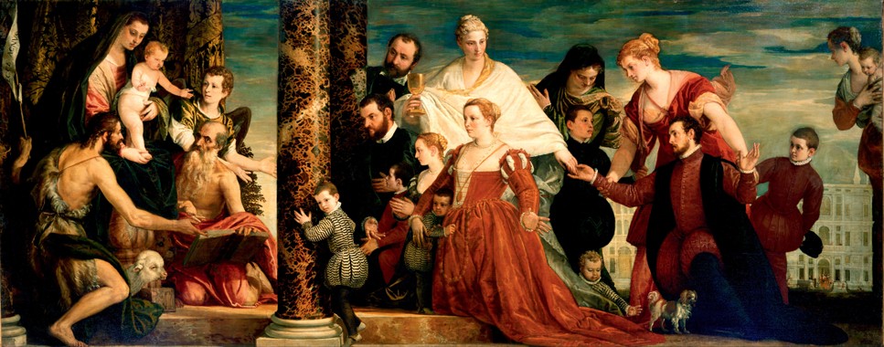 The Madonna of the Cuccina Family od Veronese, Paolo (eigentl. Paolo Caliari)