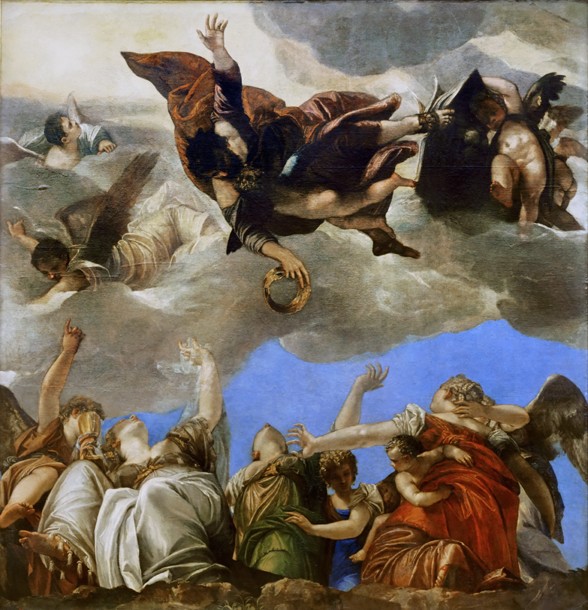 Saint Mark rewarding the theological virtues od Veronese, Paolo (eigentl. Paolo Caliari)