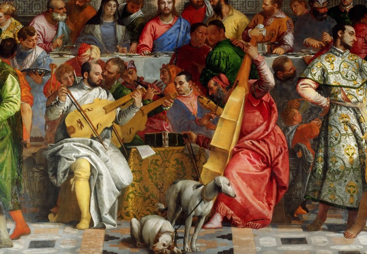 The Wedding Feast at Cana (Detail) od Veronese, Paolo (eigentl. Paolo Caliari)