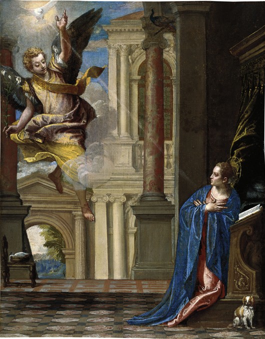 The Annunciation od Veronese, Paolo (eigentl. Paolo Caliari)