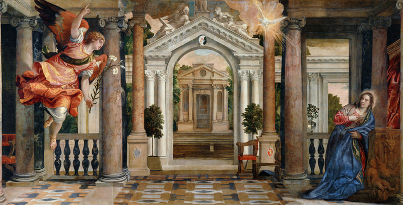 P.Veronese / Annunciation of Mary / C16 od Veronese, Paolo (eigentl. Paolo Caliari)