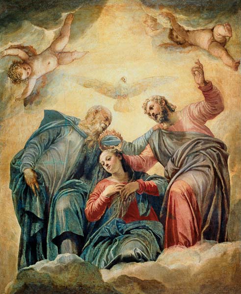 The Coronation of the Virgin od Veronese, Paolo (eigentl. Paolo Caliari)