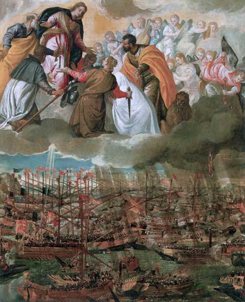 La battaglia di Lepanto od Veronese, Paolo (eigentl. Paolo Caliari)