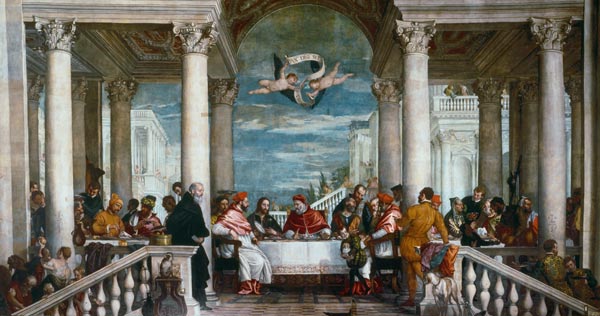 P.Veronese / Banquet of Gregory th.Great od Veronese, Paolo (eigentl. Paolo Caliari)
