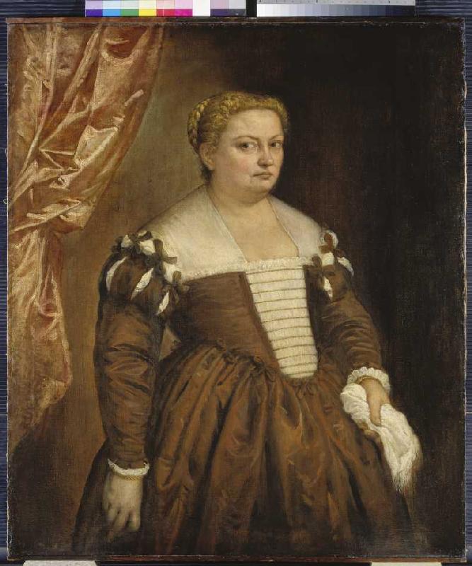 Bildnis einer venezianischen Dame. od Veronese, Paolo (eigentl. Paolo Caliari)