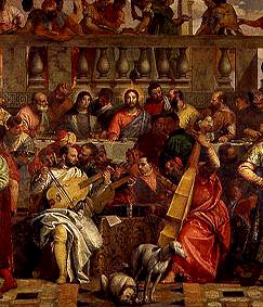 The wedding to Kanaa. Detail: Group of musicians od Veronese, Paolo (eigentl. Paolo Caliari)