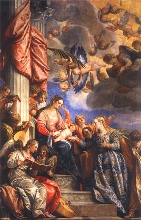 Mystical wedding of holy Katharina od Veronese, Paolo (eigentl. Paolo Caliari)