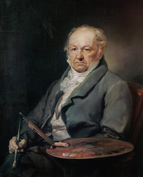 The painter Francisco José de Goya. od Vicente López y Portaña