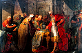 King Ezechias boasts about his treasures od Vicente López y Portaña