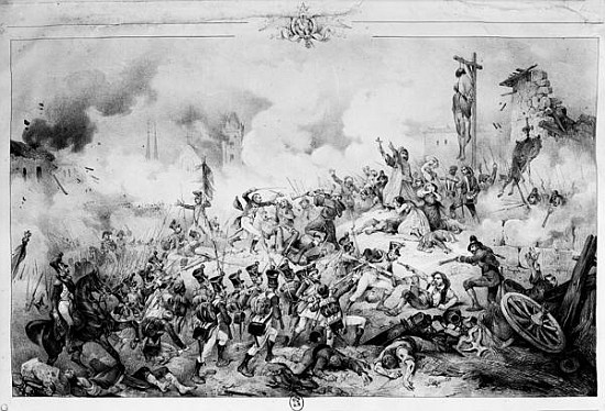 The Siege and capture of Saragossa od Victor Adam