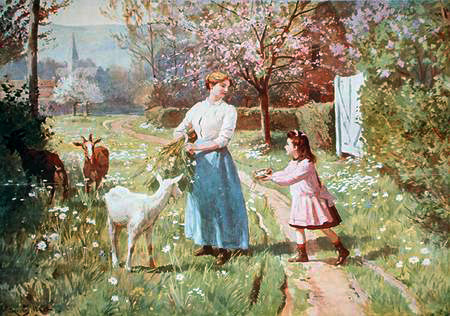Easter Eggs in the Country od Victor Gabriel Gilbert