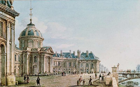 View of the College des Quatre Nations, Paris, c.1810 od Victor Jean Nicolle