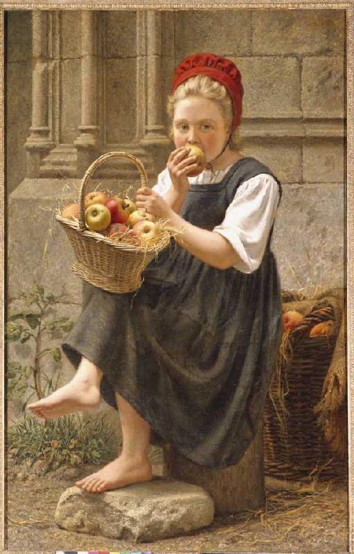 Das Apfelmädchen. od Victor Thirion