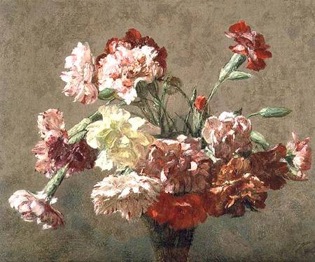 Vase of Carnations od Victoria Dubourg
