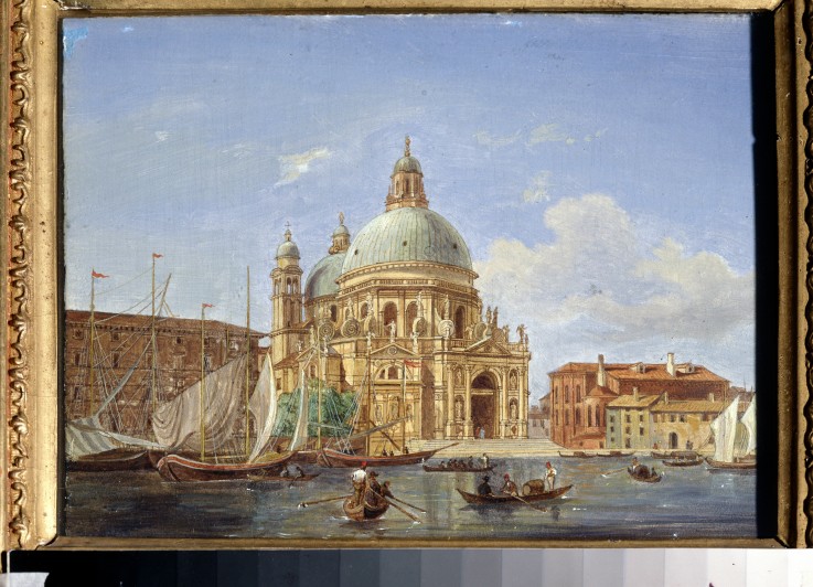 Views of Venice. The Santa Maria della Salute Church od Victor Vincent Adam