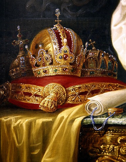 Detail from Franz Joseph I of Austria, c.1916 od Vienna Nedomansky Studio