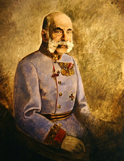 Franz Joseph I of Austria, c.1916 od Vienna Nedomansky Studio