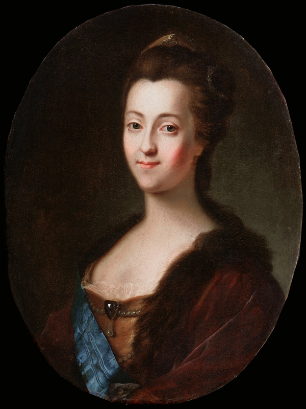Portrait of Empress Catherine II (1729-1796) od Vigilius Erichsen