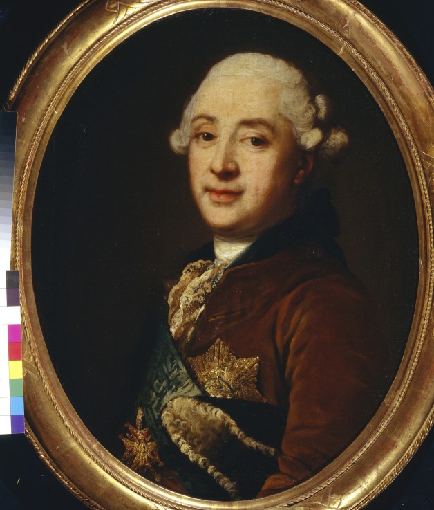 Portrait of Vice-Chancellor Prince Alexander Mikhaylovich Golitsyn (1723-1807) od Vigilius Erichsen