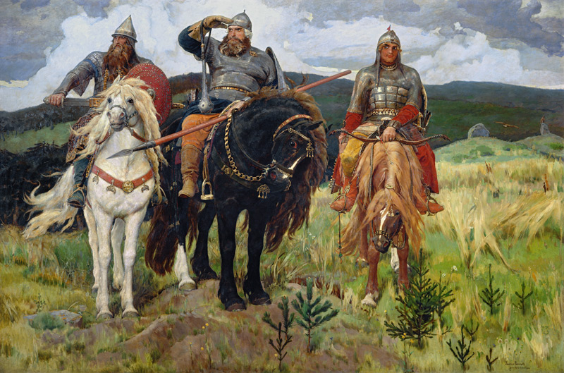 The warriors od Viktor Michailowitsch Wasnezow