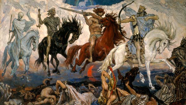The Four Horsemen of the Apocalypse od Viktor Michailowitsch Wasnezow