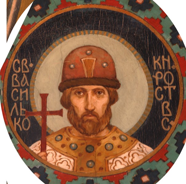 Saint Prince Vasilko Konstantinovich of Rostov od Viktor Michailowitsch Wasnezow