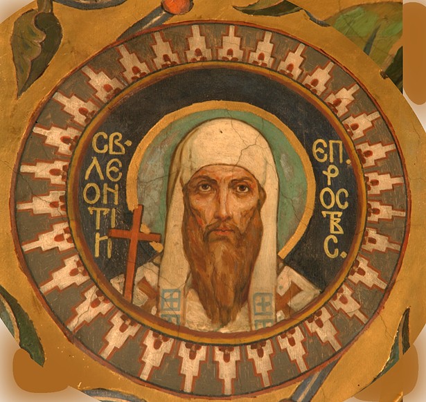 Saint Leontius of Rostov od Viktor Michailowitsch Wasnezow
