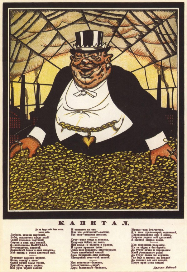 Das Kapital (Plakat) od Viktor Nikolaevich Deni
