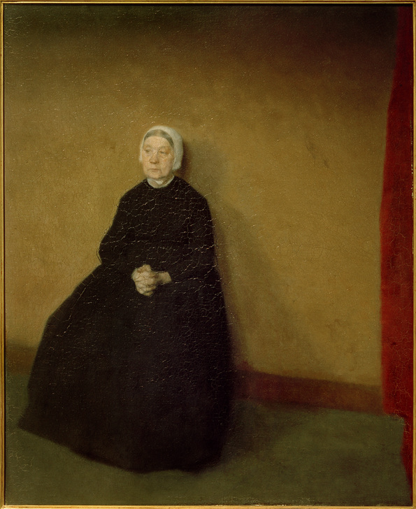 Eine alte Frau od Vilhelm Hammershöi