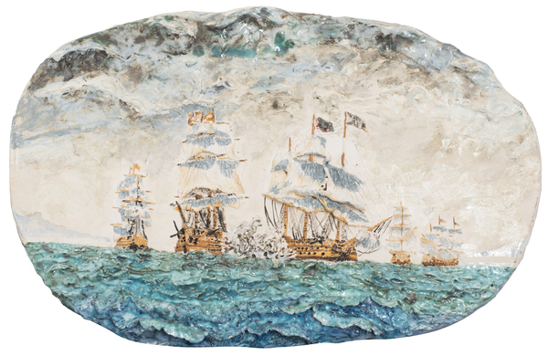 Battle of Trafalgar 1805 od Vincent Alexander Booth