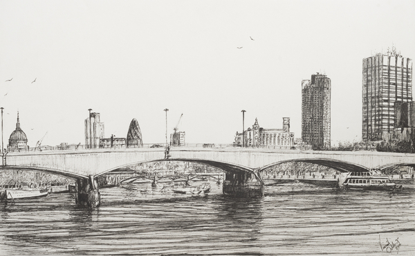 Waterloo Bridge London od Vincent Alexander Booth