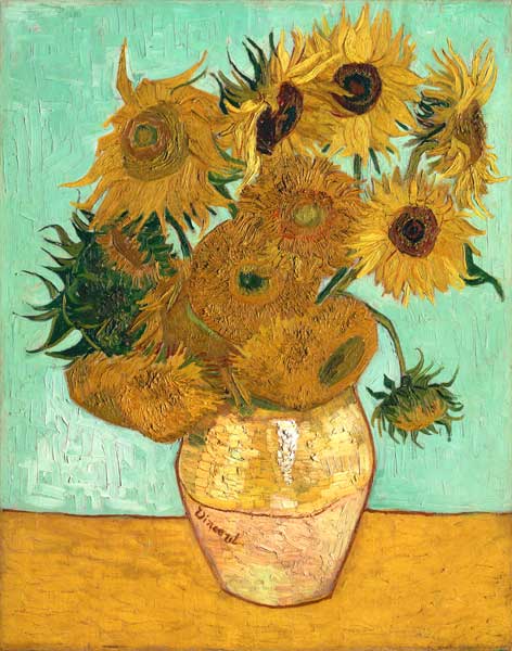 Vase with Twelve Sunflowers od Vincent van Gogh