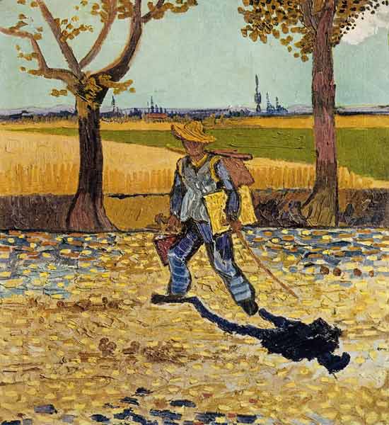 The painter on the way to work od Vincent van Gogh