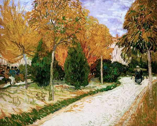 van Gogh / Autumnal Garden / 1888 od Vincent van Gogh