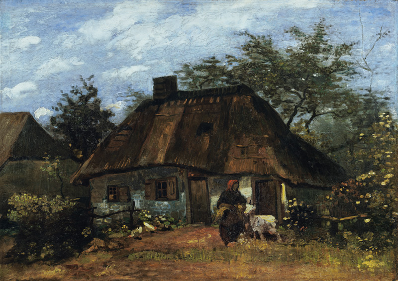 Farmhouse in Nuenen (La Chaumière) od Vincent van Gogh