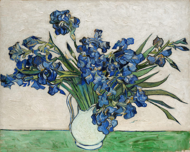 Vase with irides od Vincent van Gogh