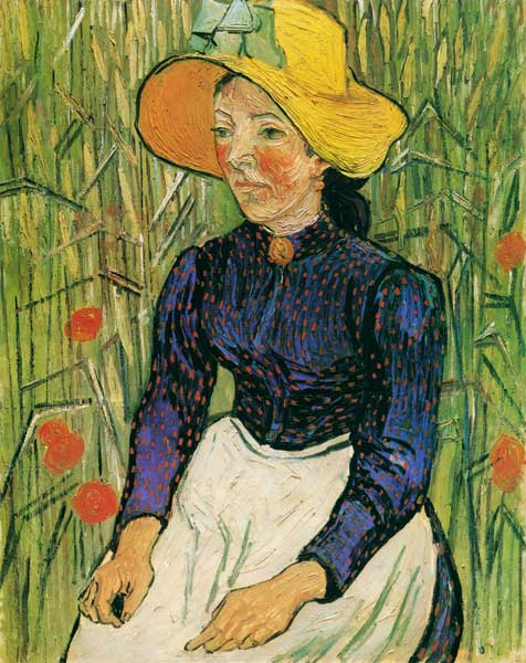 Portrait of a young farmer od Vincent van Gogh